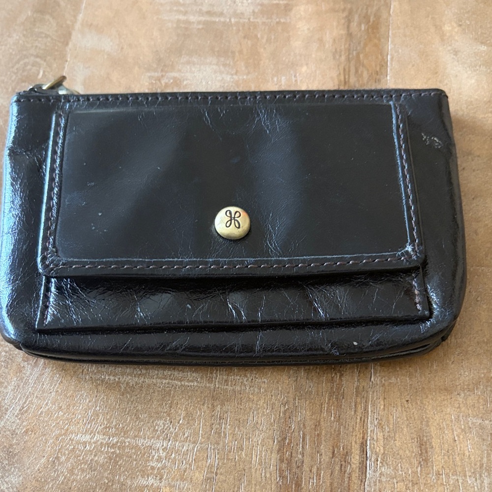 HOBO Black Leather Wallet